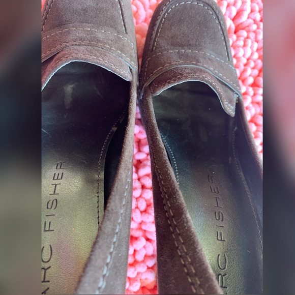 ‼️SOLD‼️NEW Marc Fisher Block Heels Suede - Picture 6 of 6